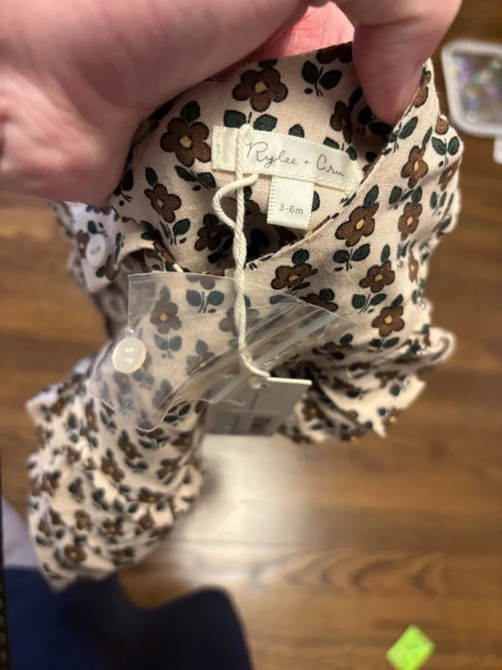 Rylee + Cru Winnie Romper Harvest Floral Baby Girl 3-6 Months NWT